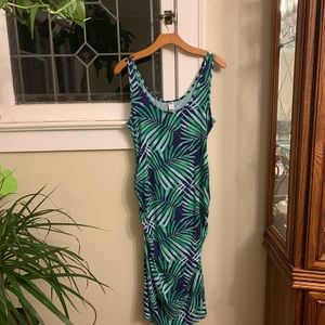 Old Navy Maternity Palm Dress